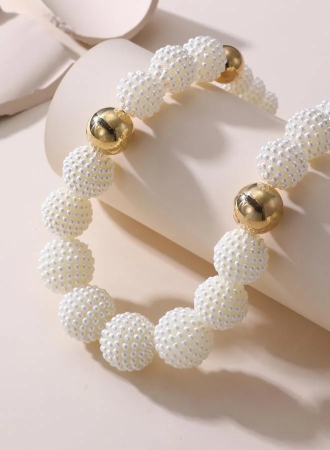 Take Two  Faux Pearl Beaded Pearl Necklace for Women | Best Price UAE